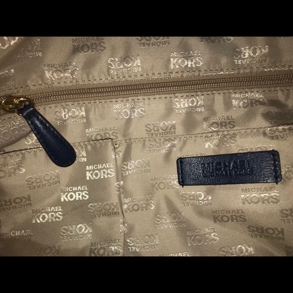 Michael Kors studded hand bag, blue/green - Picture 4 of 7